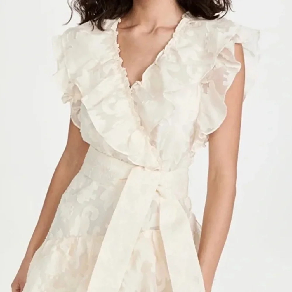 Veronica Beard Mahita Silk Blend Ruffle Dress Size 14 NWT - Picture 16 of 16